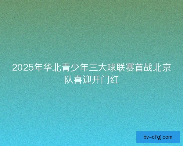 2025年华北青少年三大球联赛首战北京队喜迎开门红